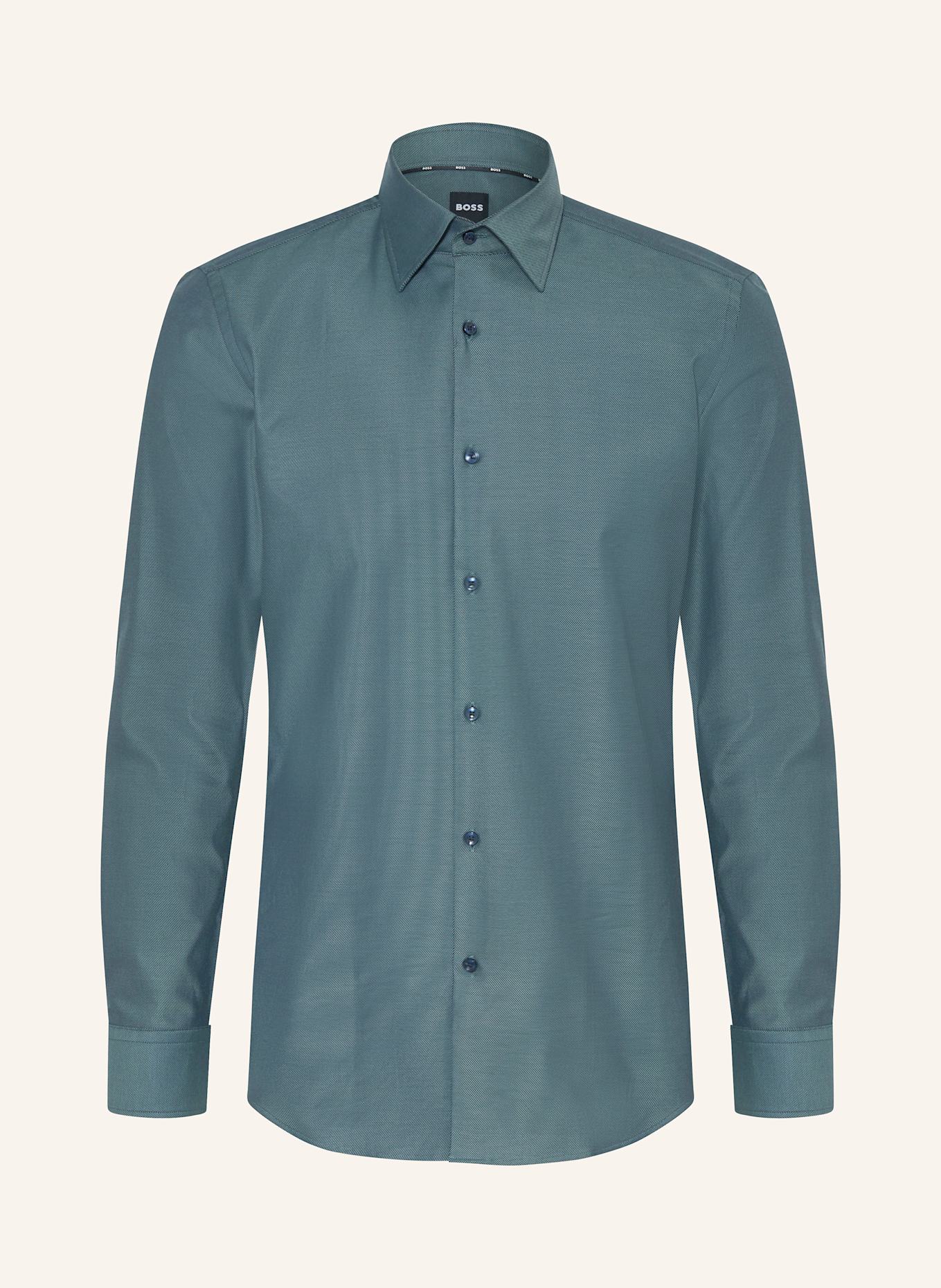 

Рубашка h-hank slim fit Boss, синий
