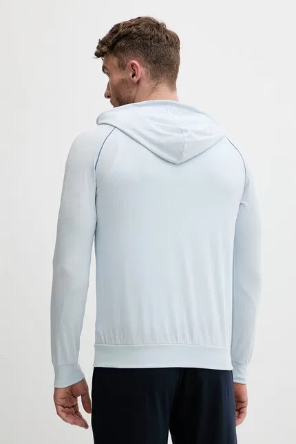 Олимпийка с капюшоном на молнии Mix&Match Jacket H BOSS, синий — фото 3