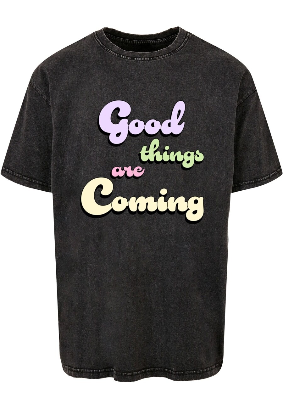 

Футболка Merchcode GOOD THINGS, антрацит
