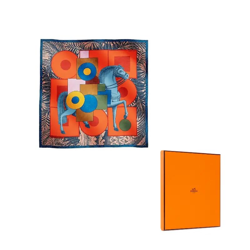 

HERMES Шёлковый шарф Multicolor, Multicolor