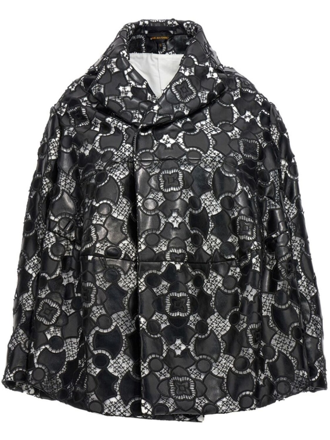 

Жакет Comme Des Garçons с кружевной аппликацией, черный