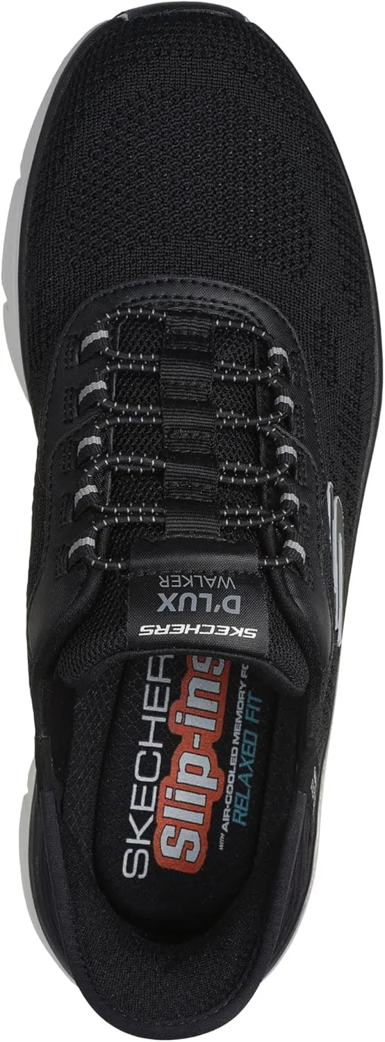 Мужские кроссовки Skechers D'lux Walker 2.0 Reelertrainers, черный/серый — фото 3
