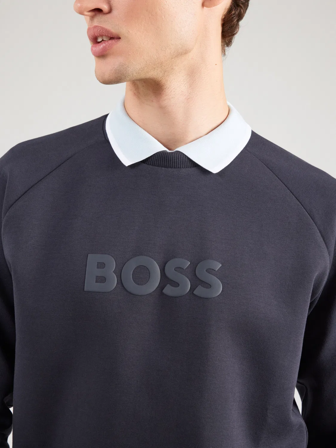 Толстовка Boss Salbo, синий — фото 2