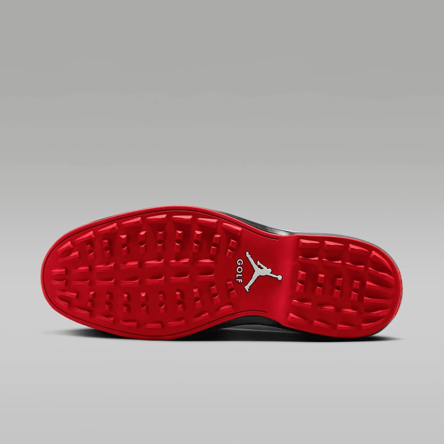 Кроссовки для гольфа Jordan ADG 5 (FQ6642-003, черный/серо-голубой/белый) Nike, белый/черный/красный — фото 2