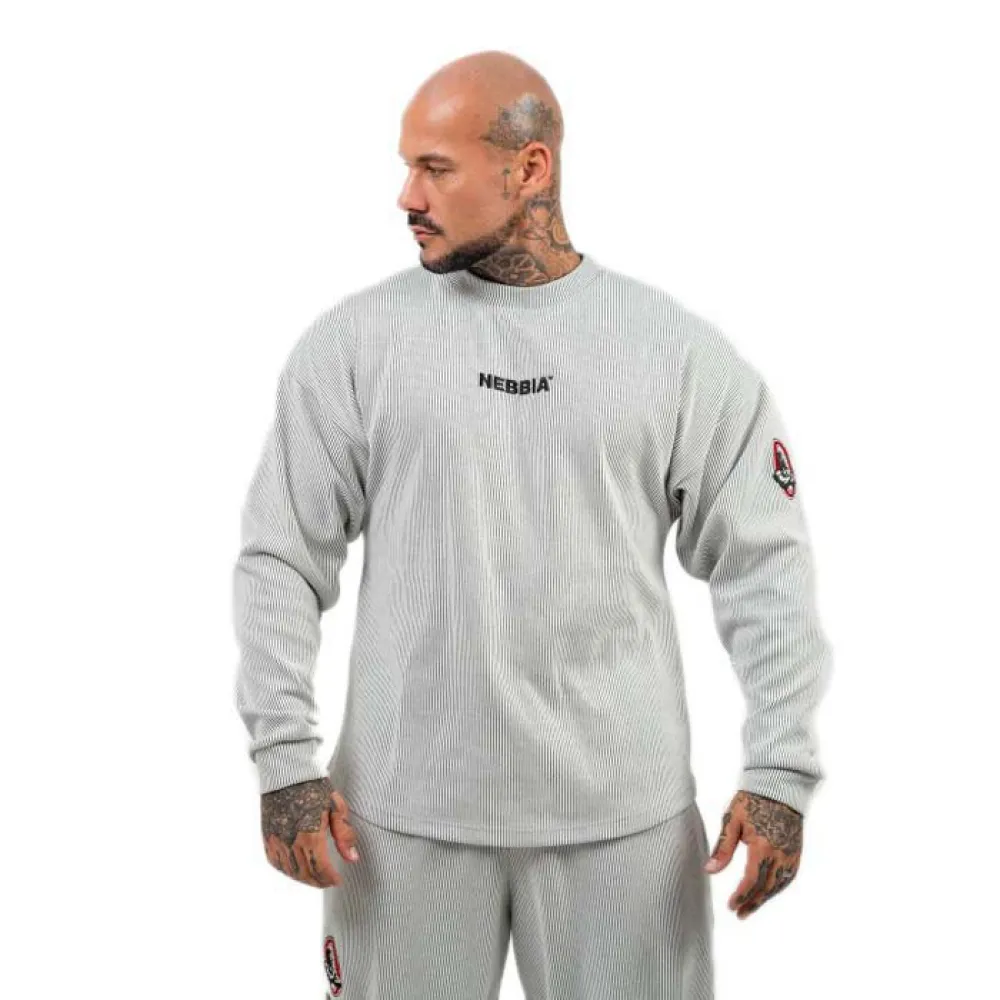 

Толстовка Nebbia Oversized Signature, серый