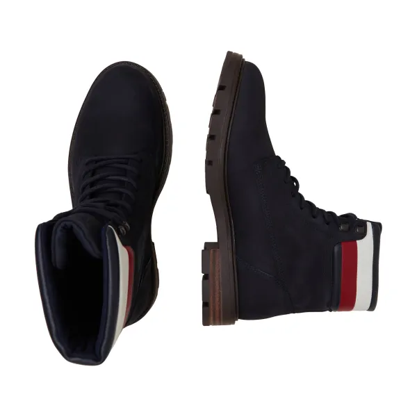 Корпоративные треккинговые туфли Hilfiger из нубука Tommy Hilfiger, синий — фото 3