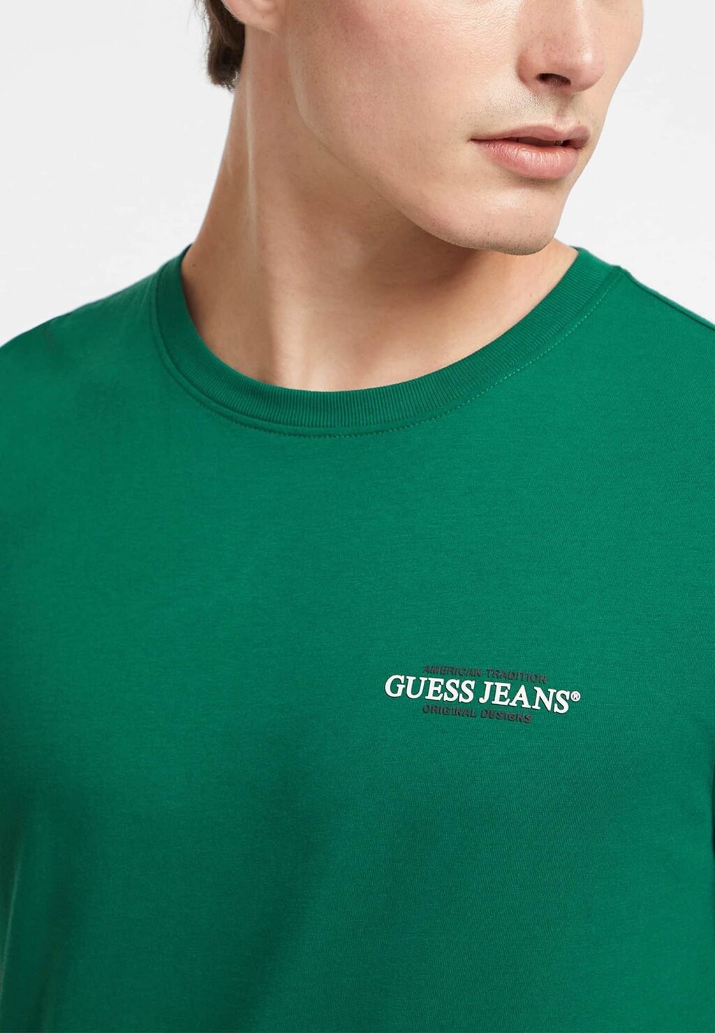 

Базовая футболка AMERICAN Guess Jeans, зеленый