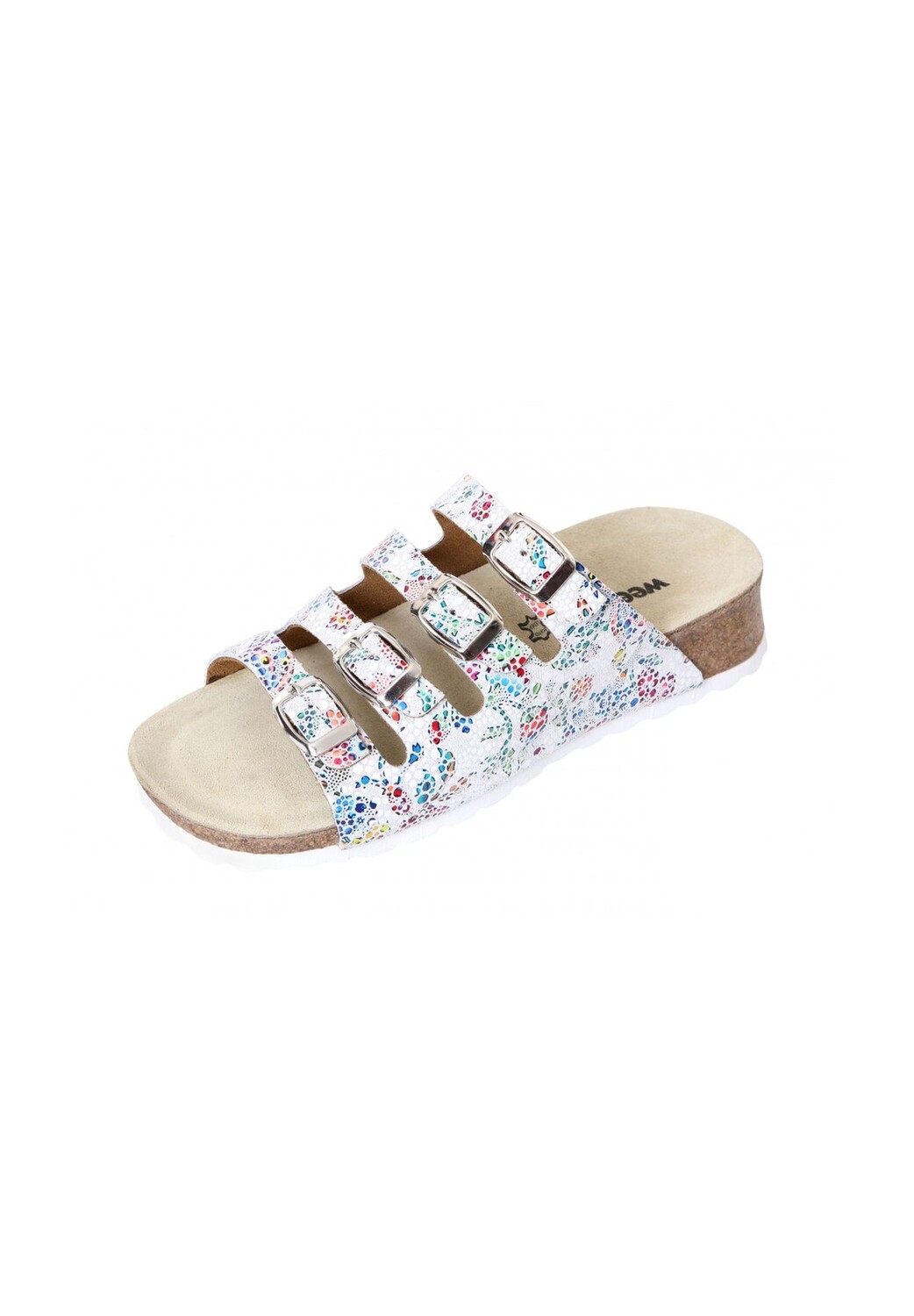 Мюли на танкетке Schuhmode Weeger, цвет Mosaik
