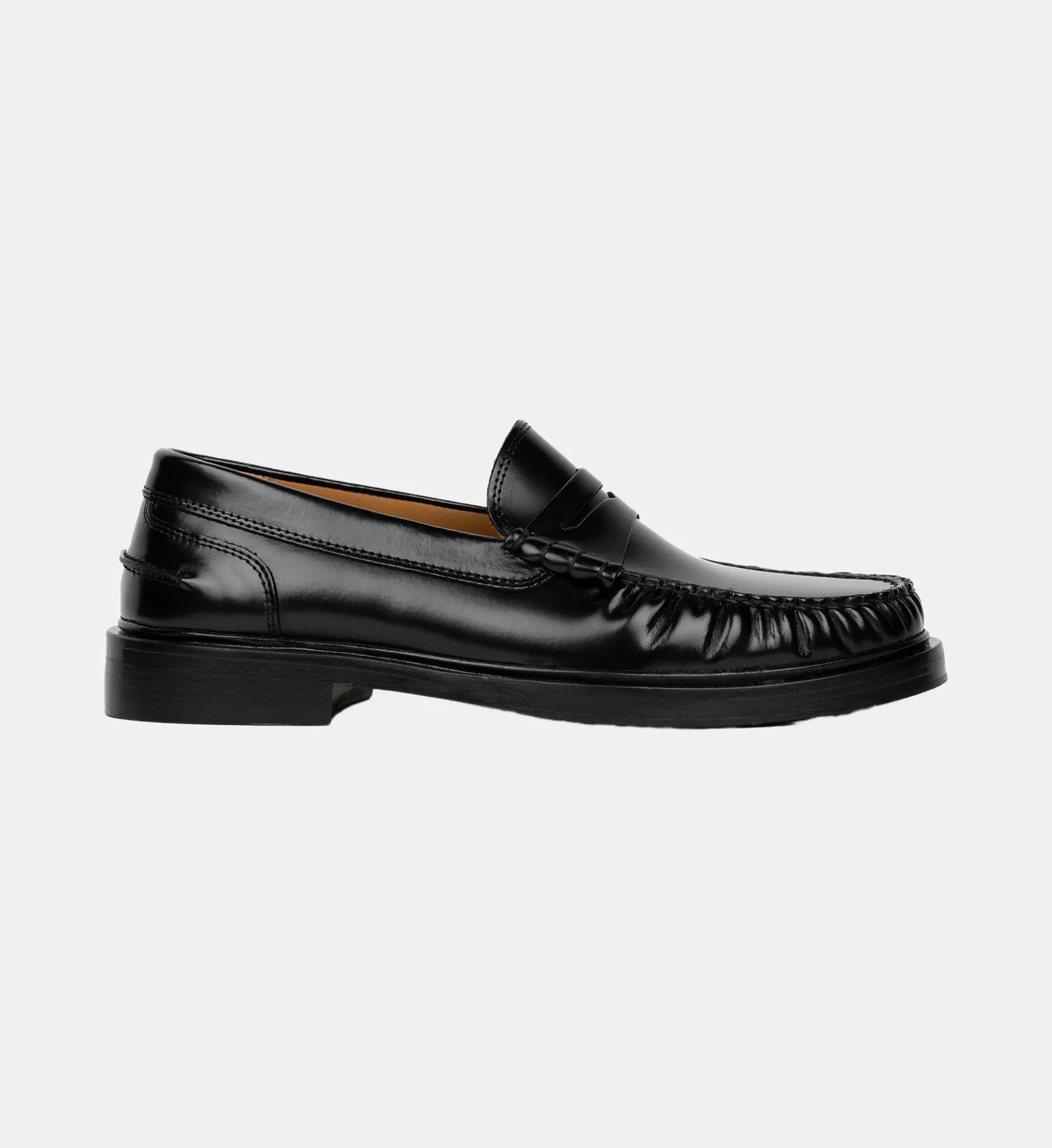 Классические кожаные мокасины Allen Bobbies, черный