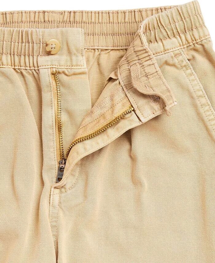 Хлопковые брюки-чинос с завязками для больших мальчиков Polo Ralph Lauren, бежевый — фото 3