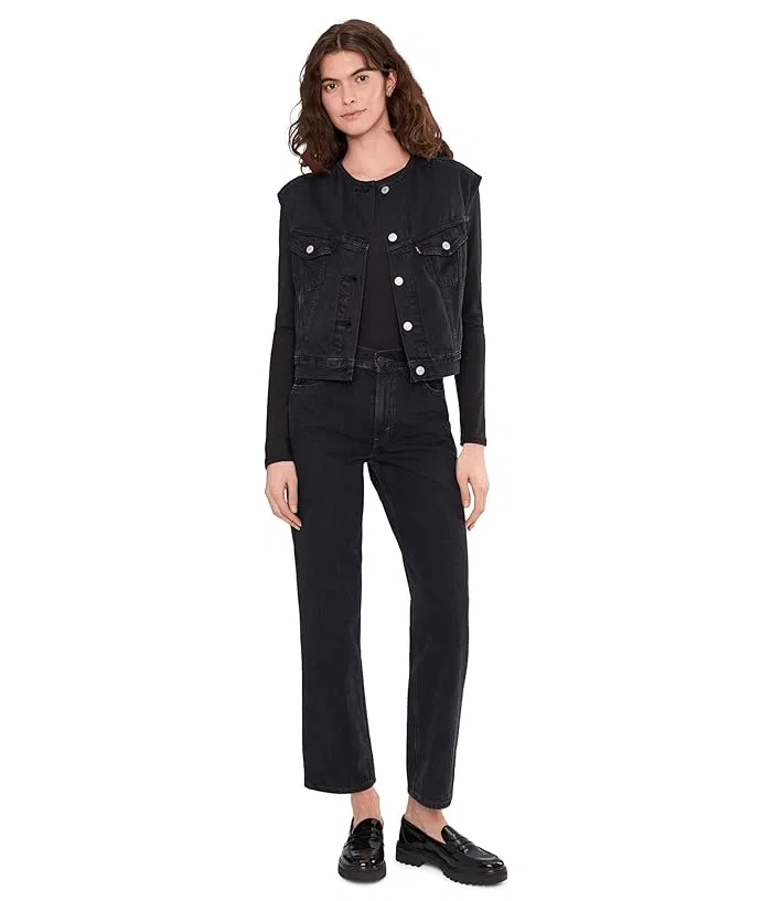 Жилет Collarless Shrunken 90s Vest  Levi's Premium, None Your Business Stone — фото 2