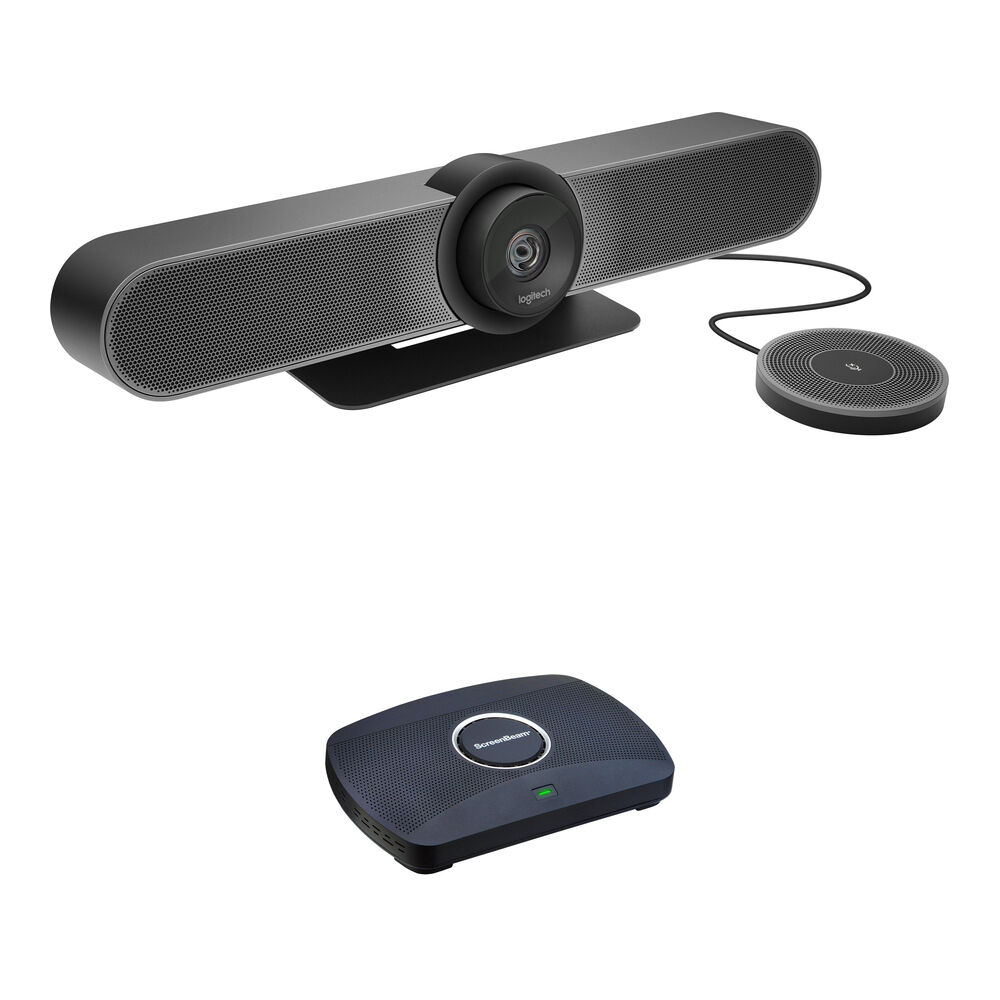 

Комплект конференц-камеры Logitech MeetUp 4K с выносным микрофоном и беспроводным приемником 4K-дисплея