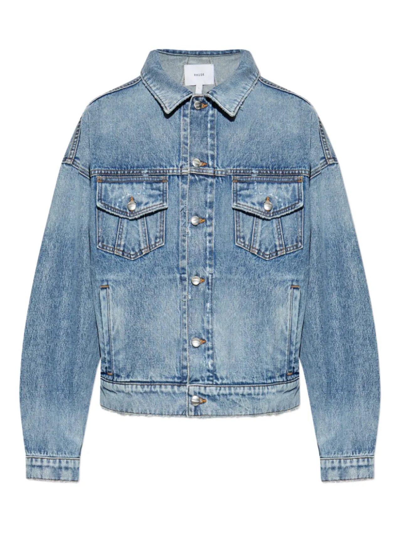 

Куртка из хлопчатобумажной джинсовой ткани RHUDE, синий