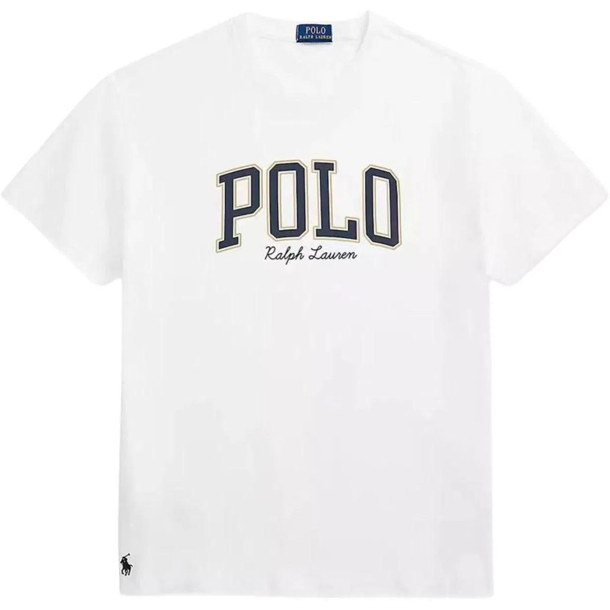 Футболка с коротким рукавом с принтом логотипа Polo Ralph Lauren, White