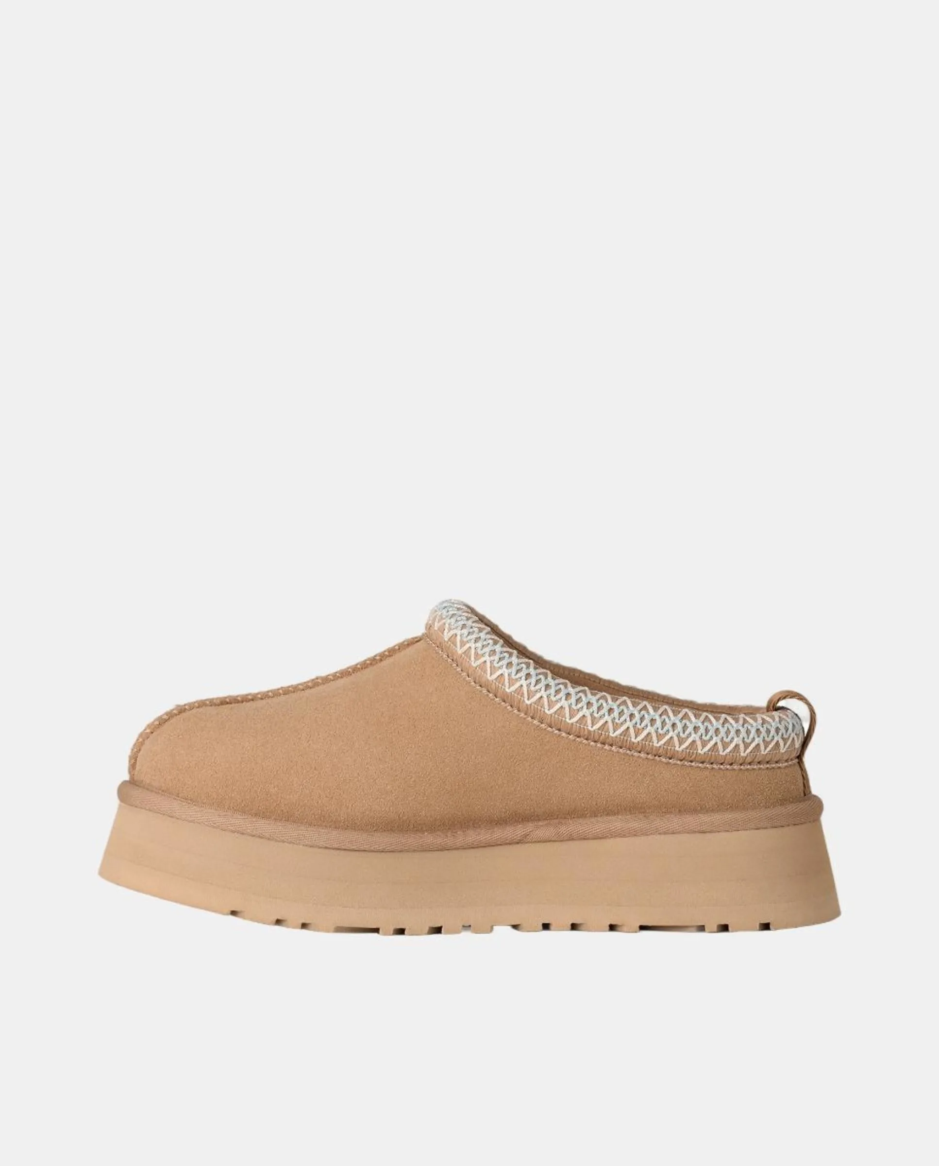Женский сабо TAZZ II из кожи с меховой подкладкой Ugg, бежевый — фото 4