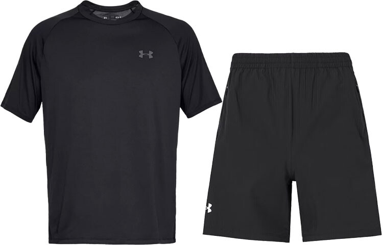 

Мужская повседневная спортивная одежда Under Armour, цвет Black