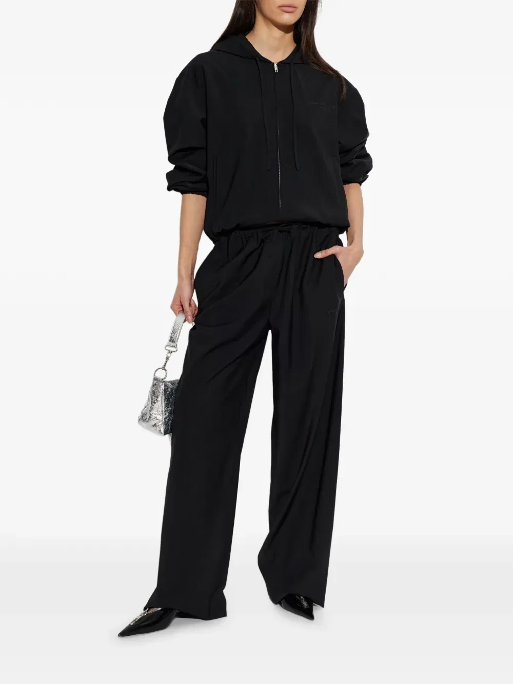 Толстовка на молнии Alexander Wang, черный — фото 2