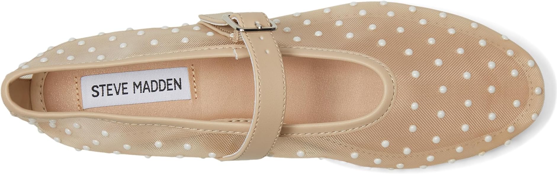 Балетки Steve Madden Dreaming, цвет Ivory Pearl — фото 2