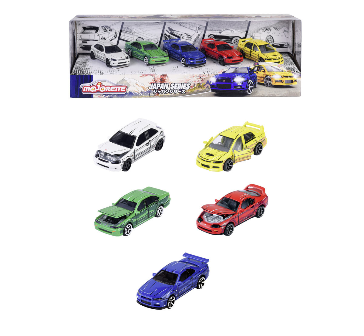 

Majorette Japan Series, 5 шт.