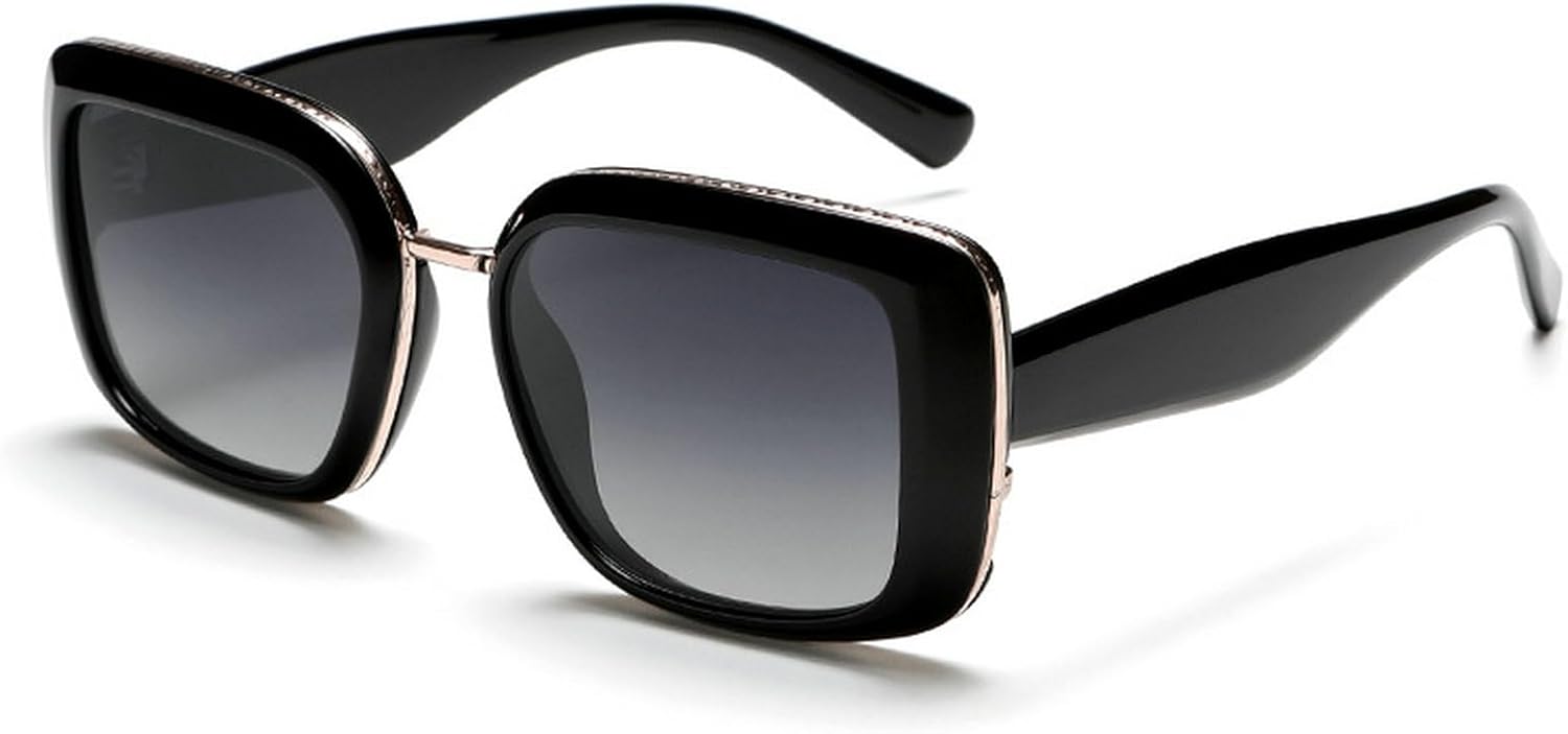 

Квадратные солнцезащитные очки для женщин 2025 года, роскошные модные поляризованные солнцезащитные очки для женщин, очки для вождения, ретро-градиентные очки mincl, C4