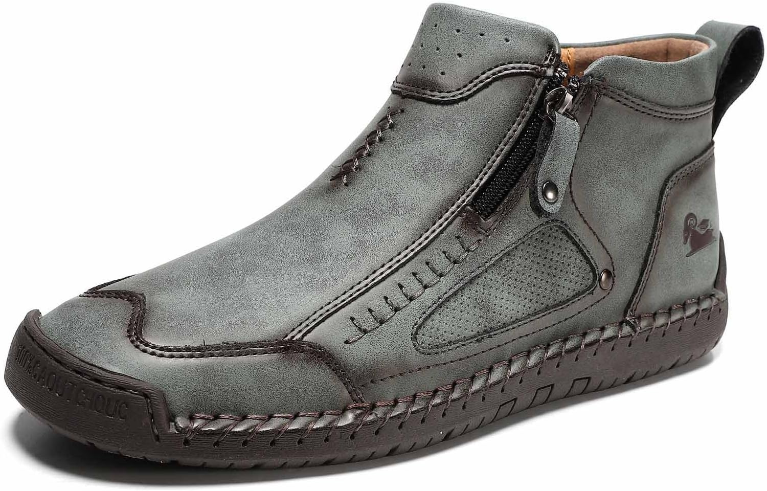 

Мужские слипоны для прогулок на каждый день, уличные, с плоской удобной подошвой, верх из прочного материала, легкие и гибкие, для повседневной носки Generic, зеленый