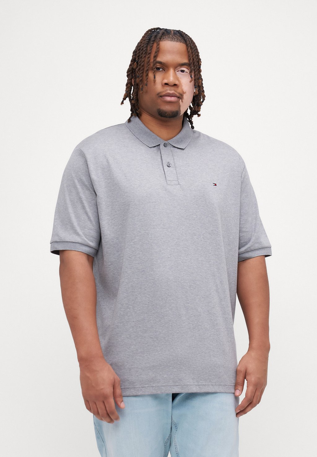 

Рубашка поло LIQUID ESSENTIAL Tommy Hilfiger, серый