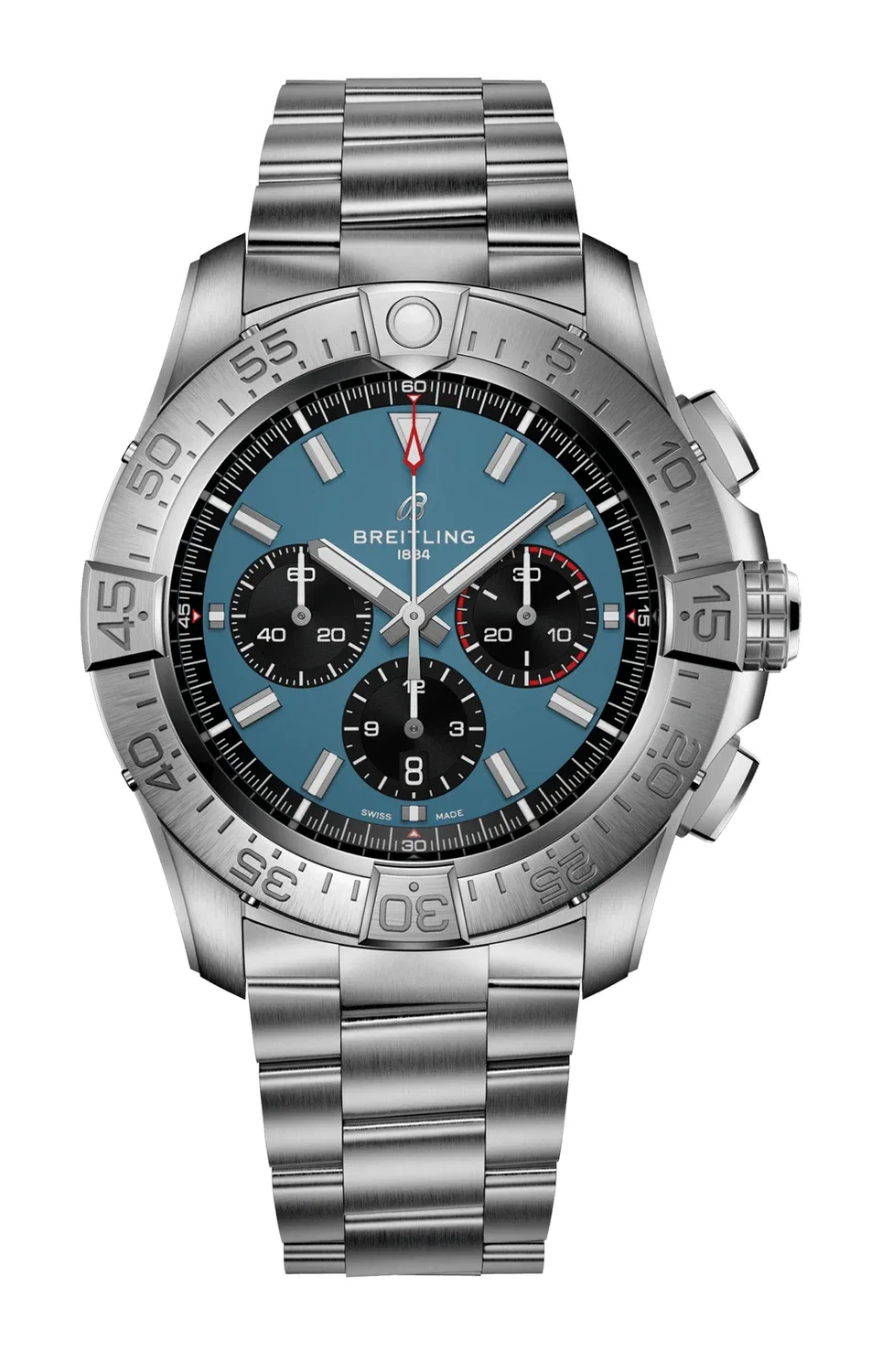 СУПЕР АВЕНДЖЕР B01 ХРОНОГРАФ 46 - EB0148101C1E1 BREITLING, черный