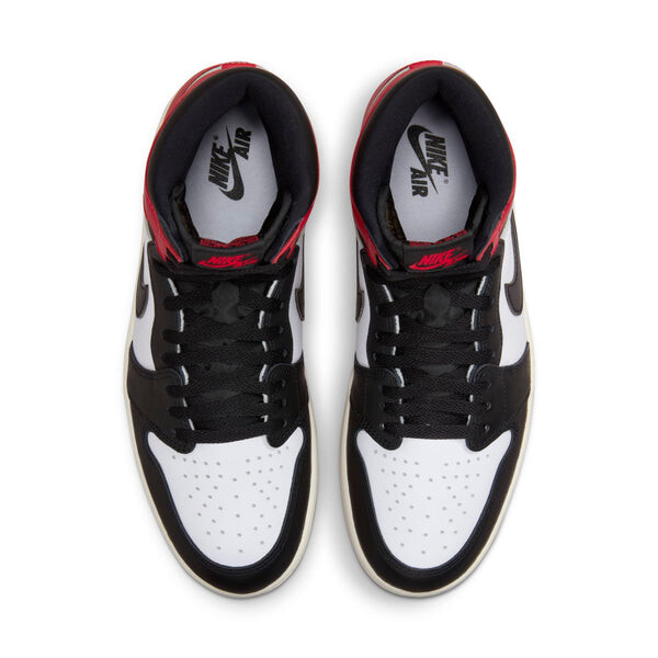 Кроссовки 1 ретро высокие og Air Jordan, черный — фото 4