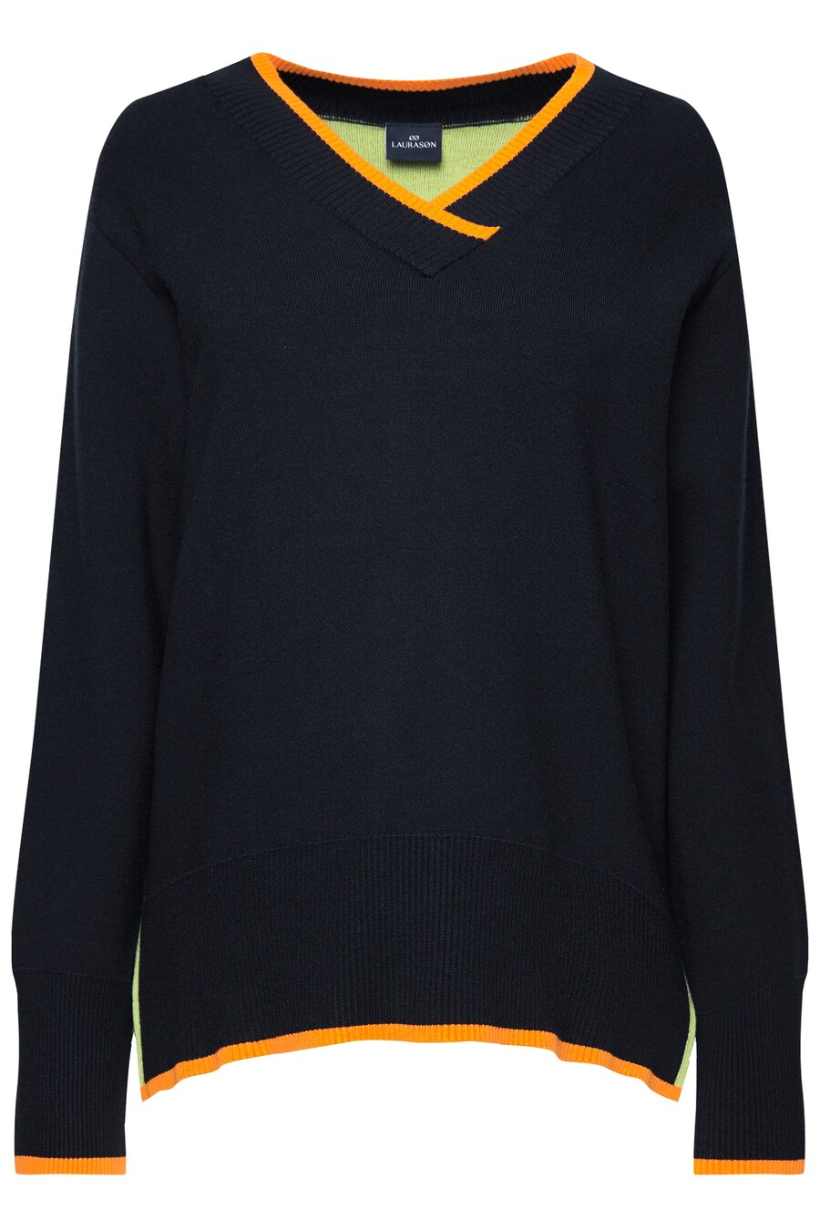 

Тонкий вязаный свитер LAURASØN Sweater, морской синий