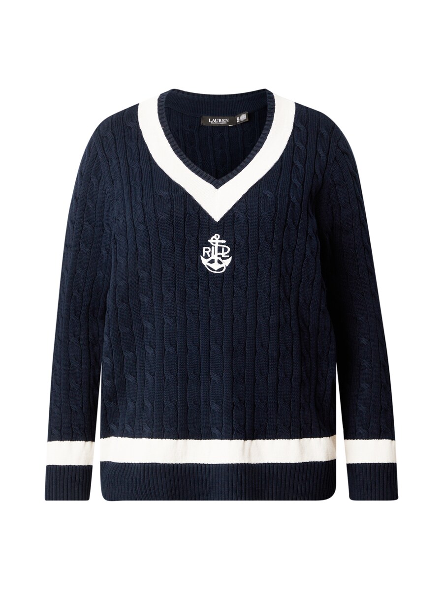 

Тонкий вязаный свитер Lauren Ralph Lauren Plus Sweater MEREN, морской синий