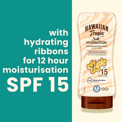 Шелковый увлажняющий лосьон Spf15, Hawaiian Tropic — фото 3