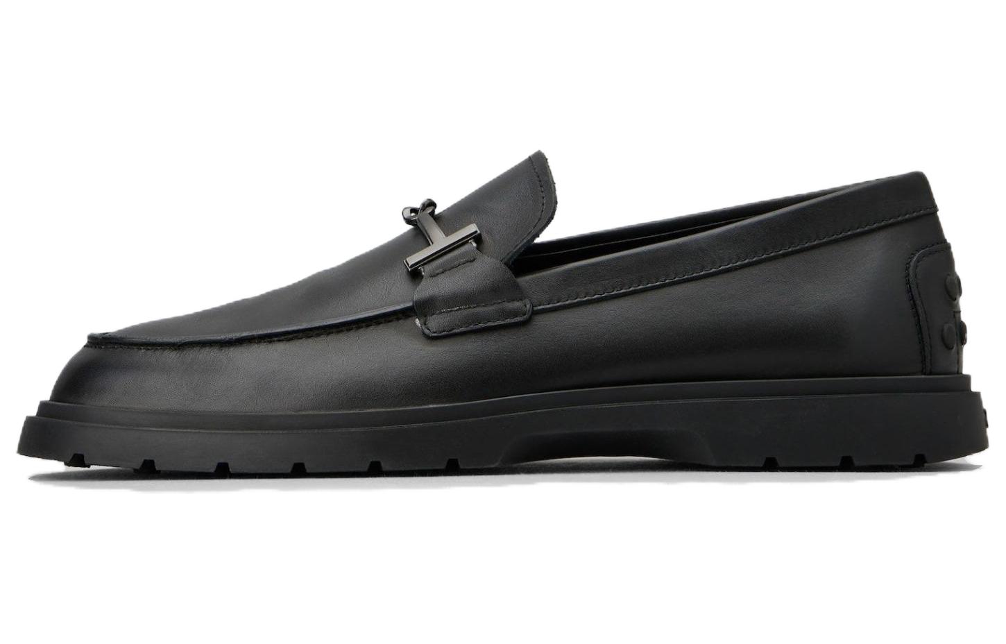 

TOD'S Лоферы мужские черные