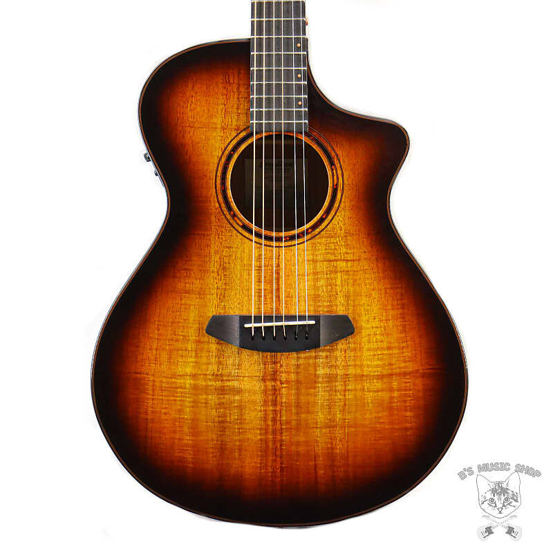 

Акустическая гитара Breedlove Pursuit Exotic S Concert Edgeburst CE Koa-Koa