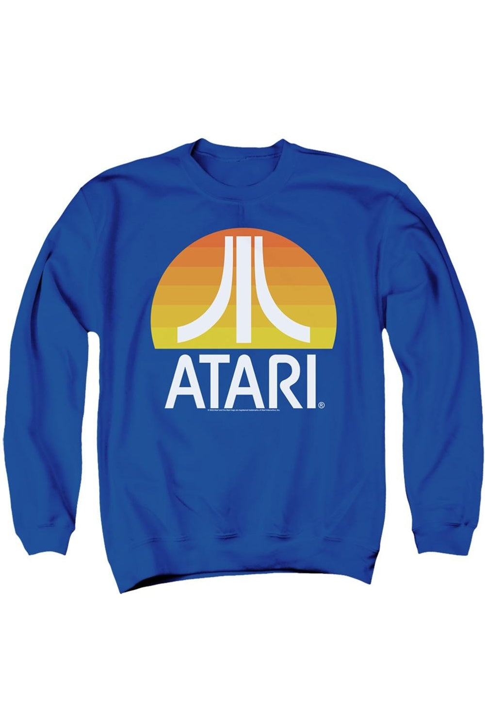 

Atari Sunrise Clean Взрослый свитшот с круглым вырезом Gildan, синий