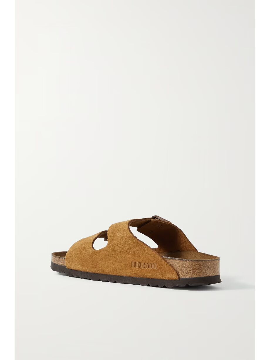 Сандалии Arizona замшевые Birkenstock, коричневый — фото 3