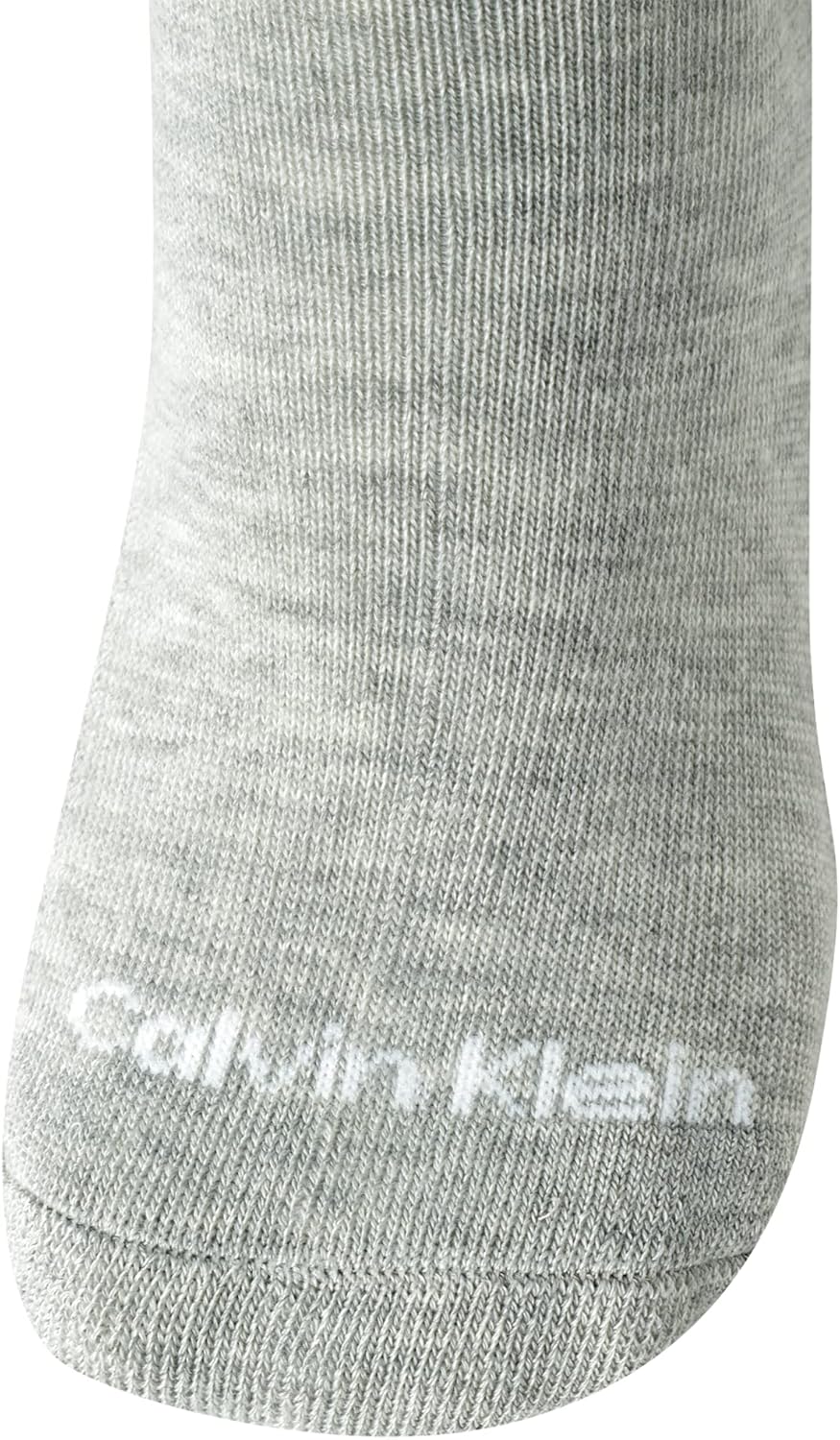 Женские носки Calvin Klein No Show - 12 пар мягких эластичных дышащих спортивных носков с низким вырезом для женщин (размер обуви: 4-10), Black/White/Grey — фото 4