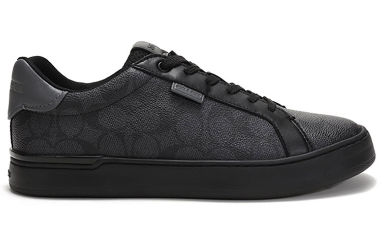 Лоулайн кроссовки с монохромным принтом COACH, original shoe box not included — фото 4