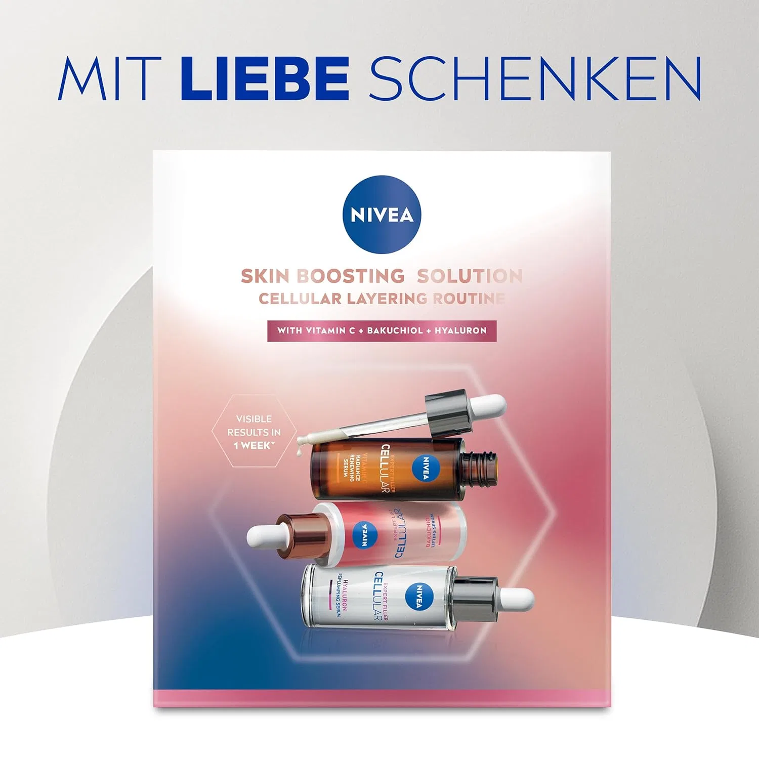 Набор сывороток для лица NIVEA Cellular Skin Boosting Solution Set, 3 x 30 мл Nivea — фото 3