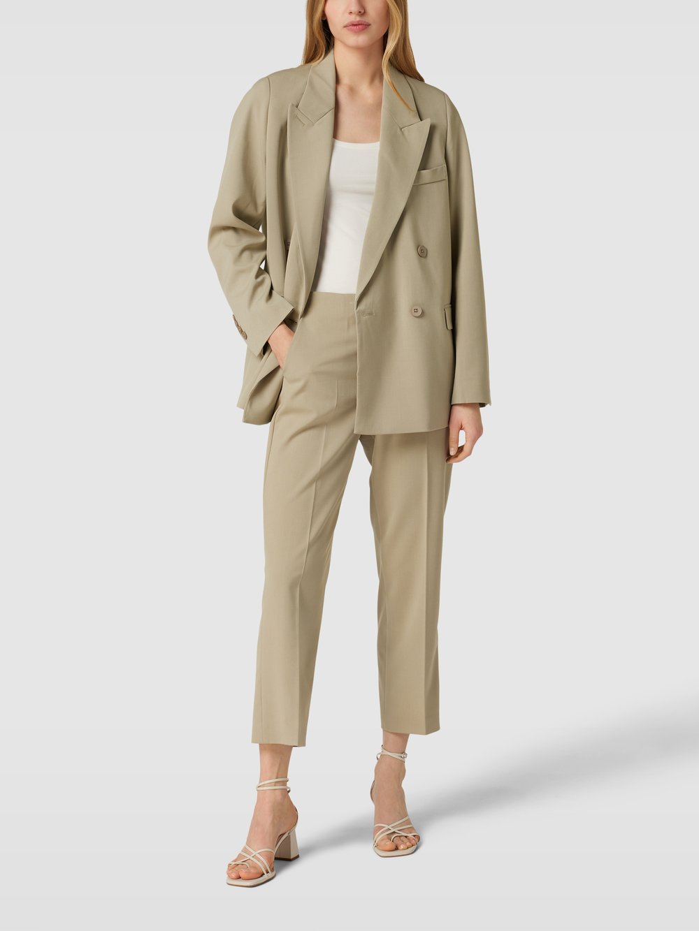 

Блейзер с воротником-лацканами Esprit Collection, светло-зеленый