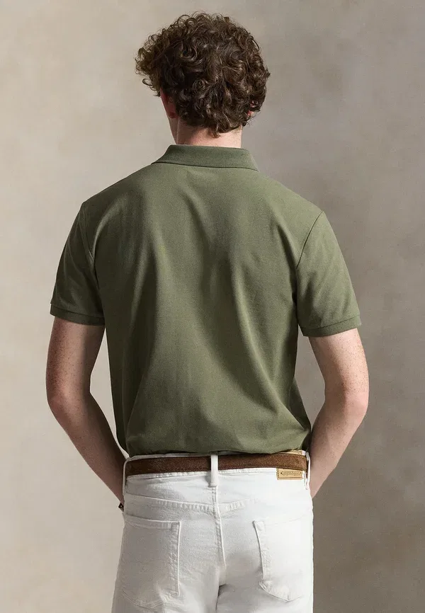Поло с коротким рукавом Polo Ralph Lauren, цвет круизный оливковый — фото 3