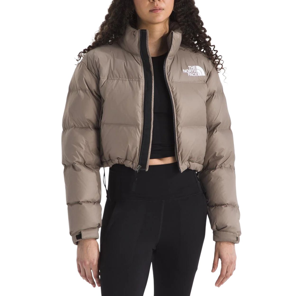 

Пуховики и пальто nuptse женские THE NORTH FACE, мокко