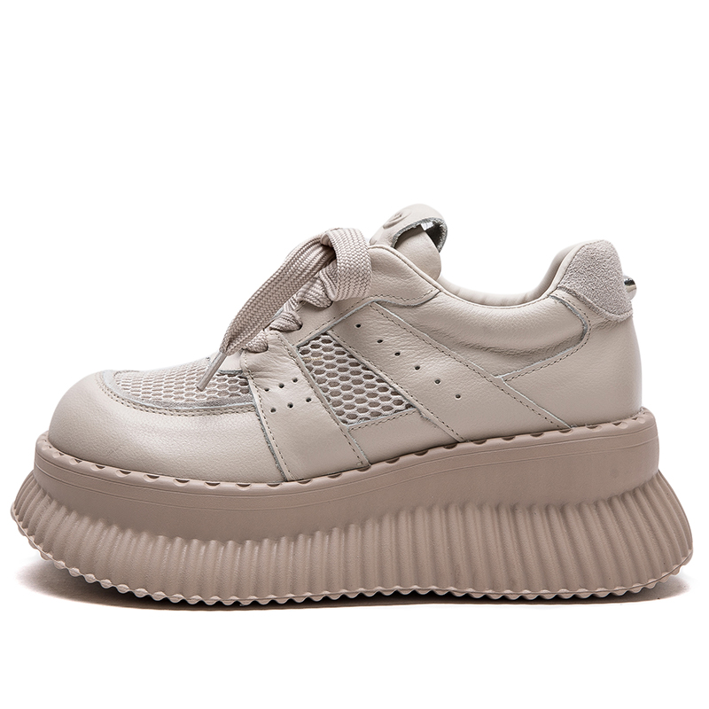 Повседневные туфли 7 см женские MATA, Beige