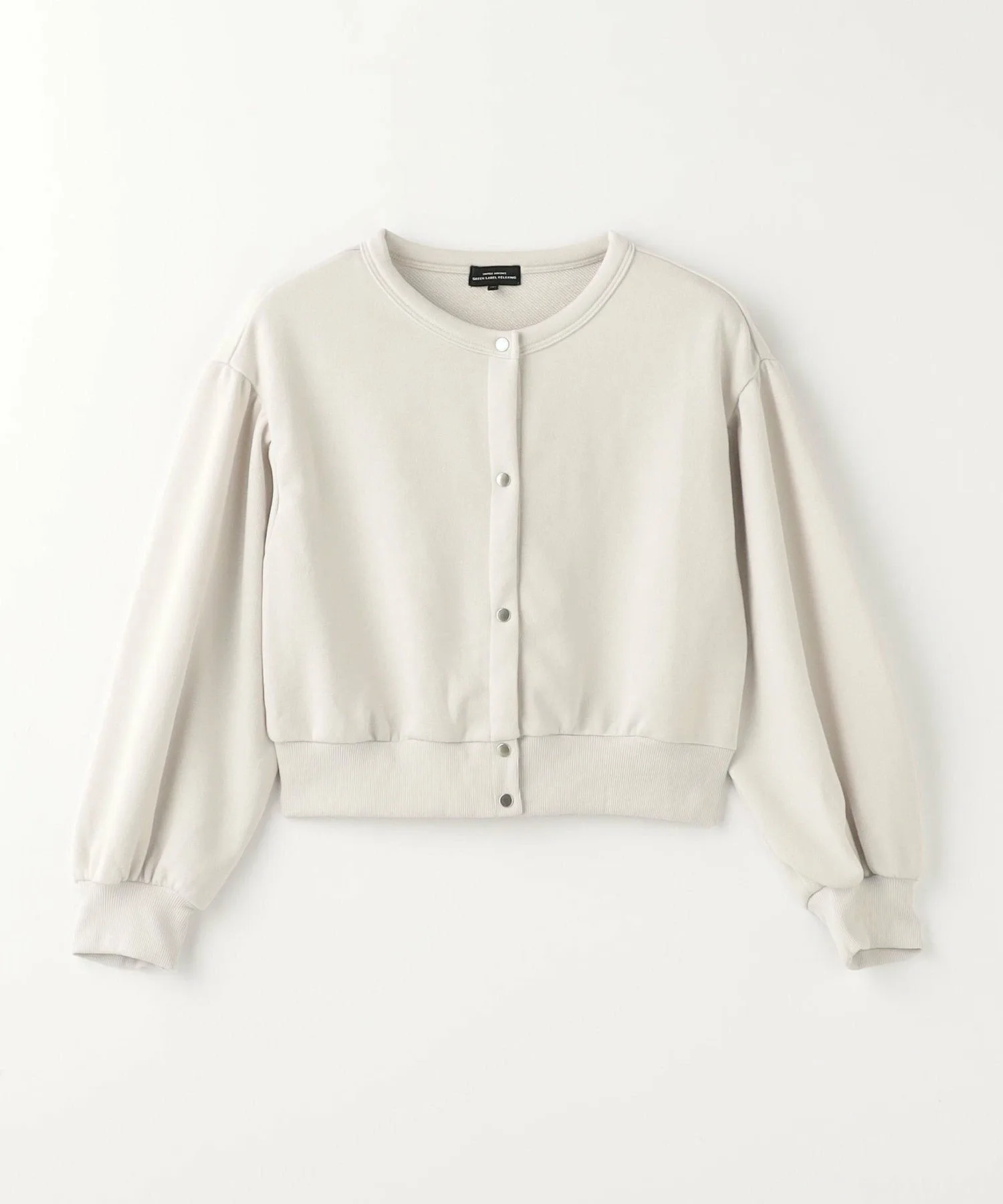 Флисовый кардиган с объемными рукавами / Детский 100-130 см United Arrows Green Label Relaxing, LT.GRAY