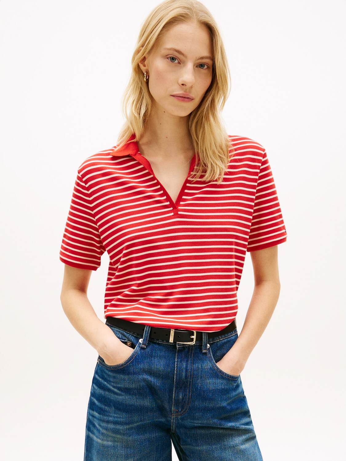 TOMMY HILFIGER Футболка в красном цвете — фото 3