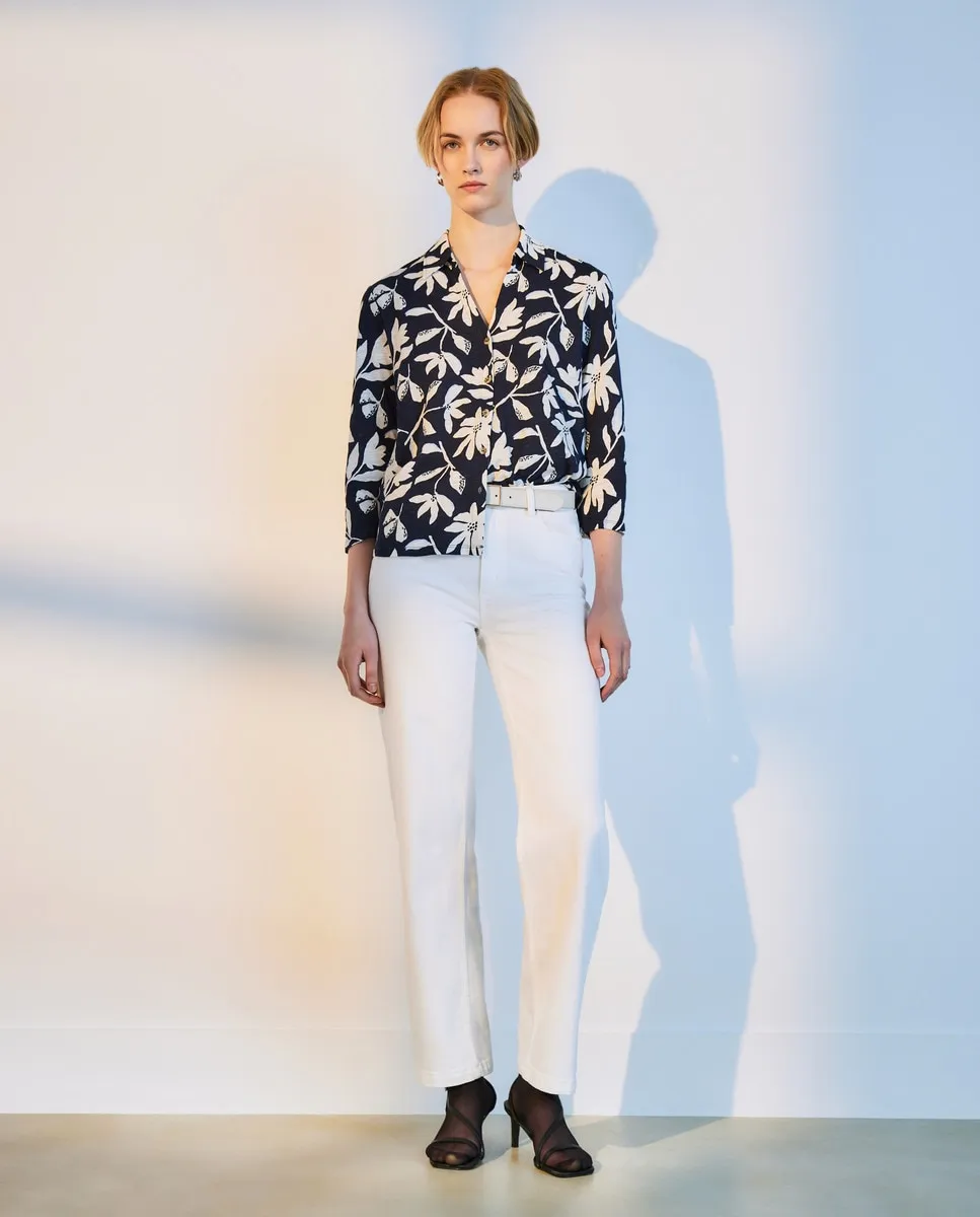 

Блузка с длинными рукавами Woman El Corte Inglés, синий