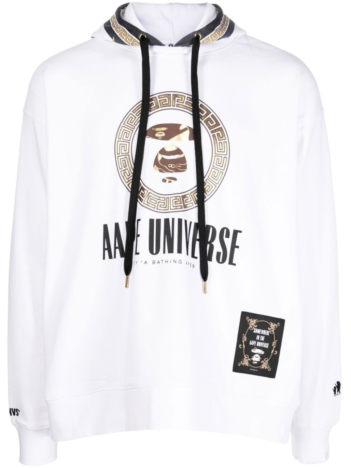 

AAPE BY *A BATHING APE худи с логотипом, белый