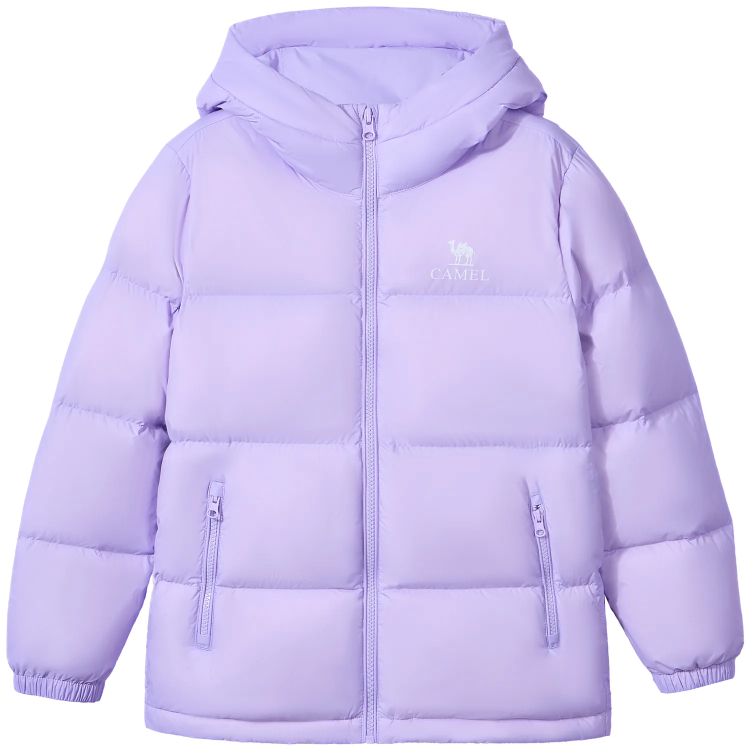 Детская пуховая куртка с капюшоном утепленная CAMEL, Lavender