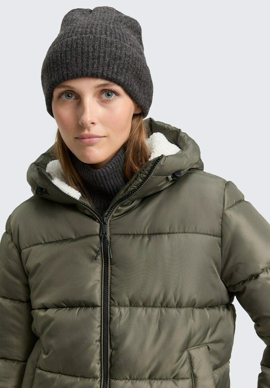 

Шапка TOM TAILOR DENIM Beanie, Shale Grey Melange/Mottled Grey