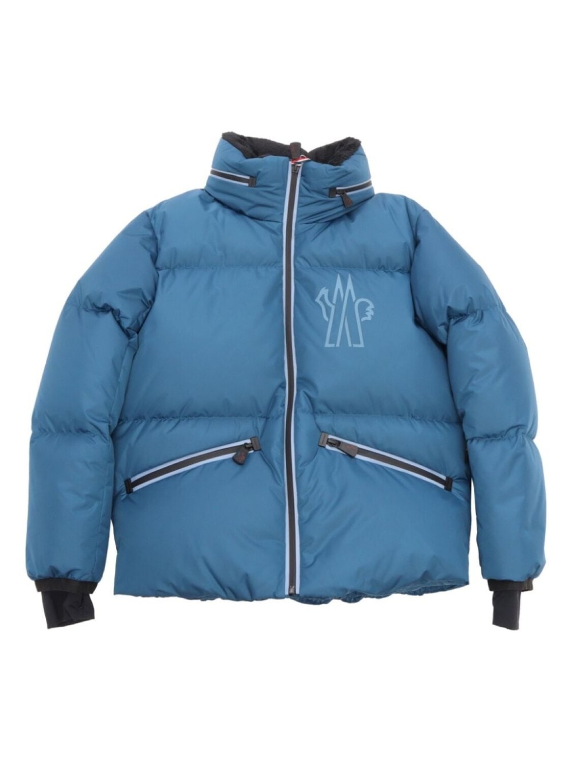 

Куртка с логотипом MONCLER GRENOBLE KIDS, синий