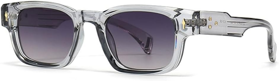 

Женские солнцезащитные очки с градиентным покрытием UV400, мужские очки с заклепками в стиле панк для занятий спортом на открытом воздухе, бега и езды generic, Gray Gray Gradient